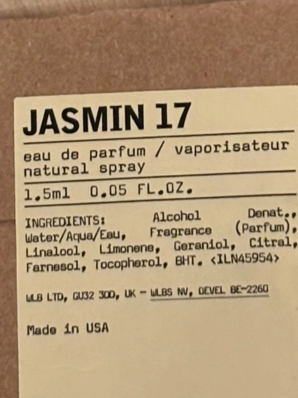 Le Labo Trio Fleur D Oranger 27, Another 13, Jasmin 17 Sealed New - Picture 4 of 4